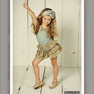 Mustard pie top and ruffle shorts